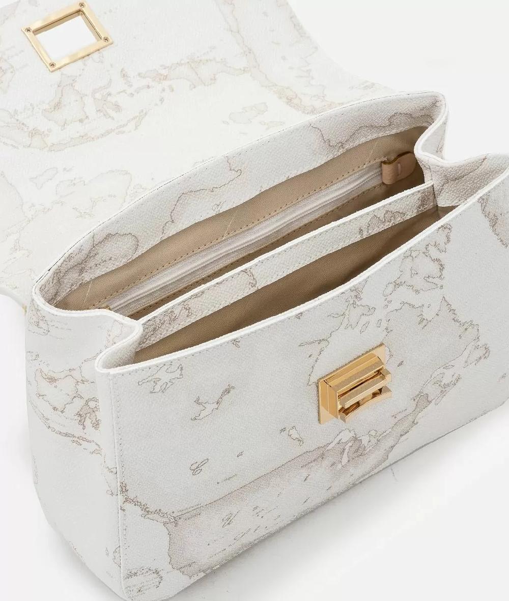 Alviero martini 1a classe Geo White tracolla con patta Convenienza