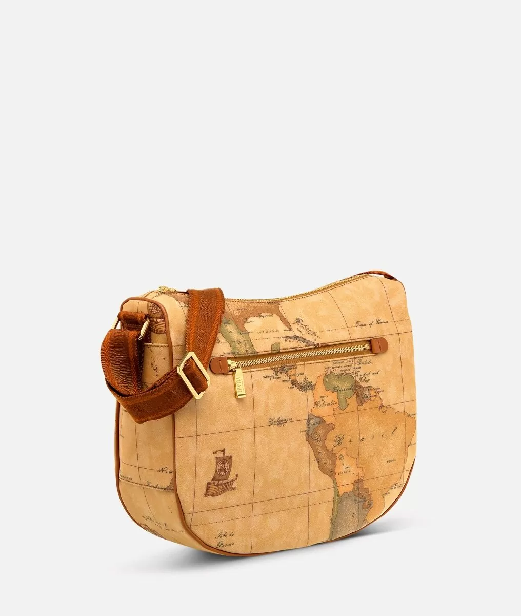 Alviero martini 1a classe Geo Classic Borsa media a mezzaluna Offerta