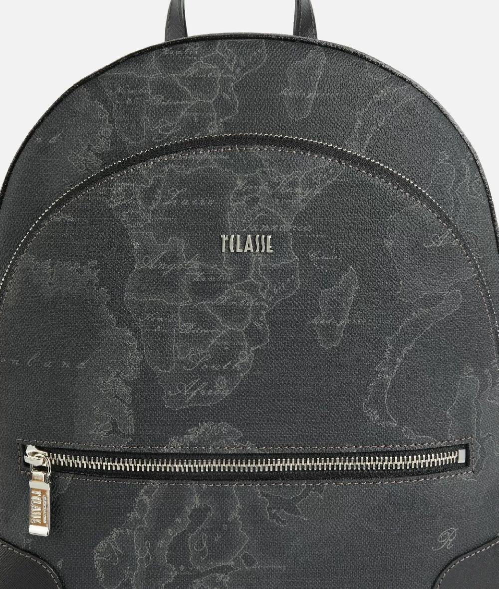 Alviero martini 1a classe Zaino tre tasche in tessuto stampa Geo Night Nero Online