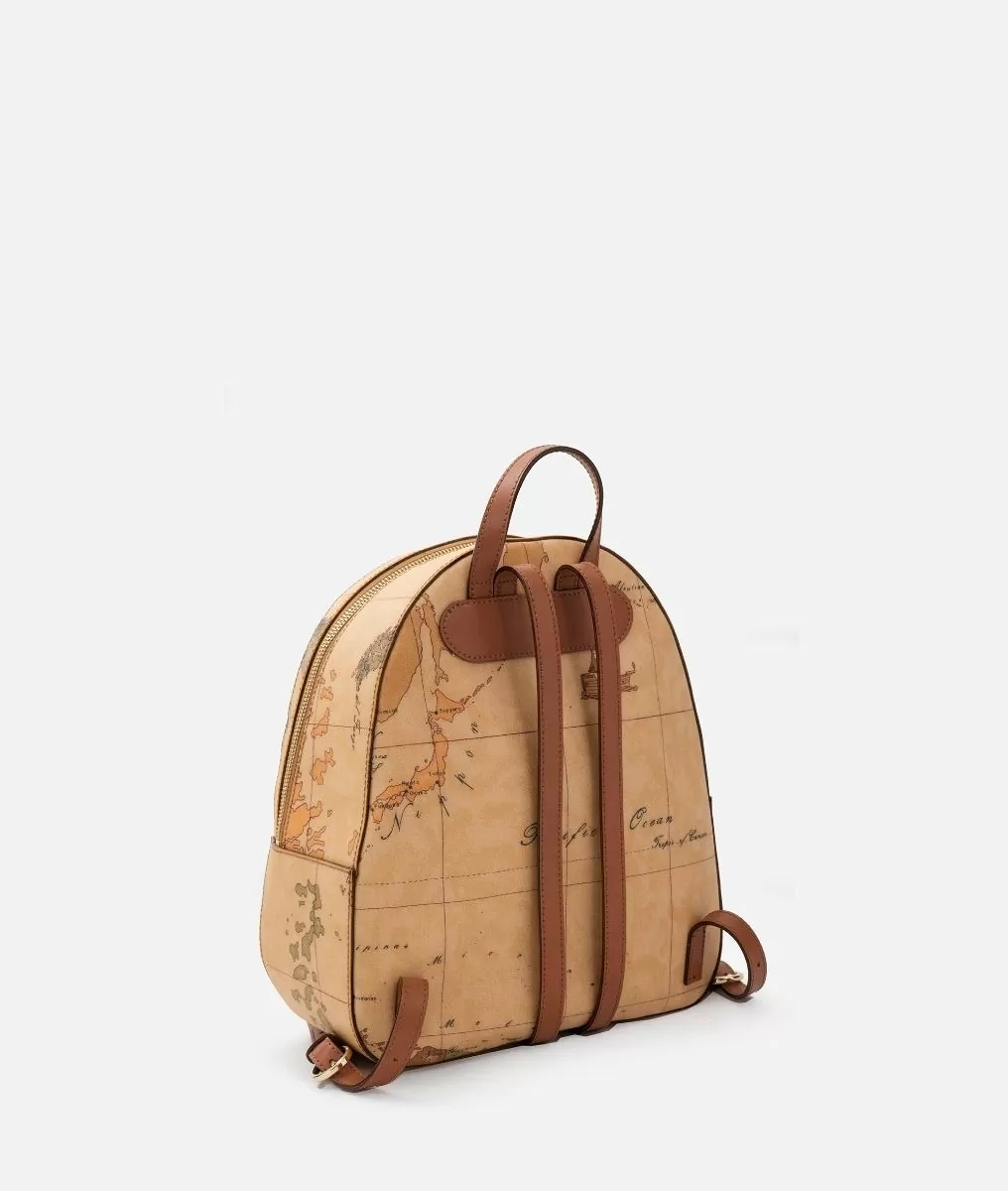 Alviero martini 1a classe Geo Classic zaino con inserti frontali in pelle Offerte