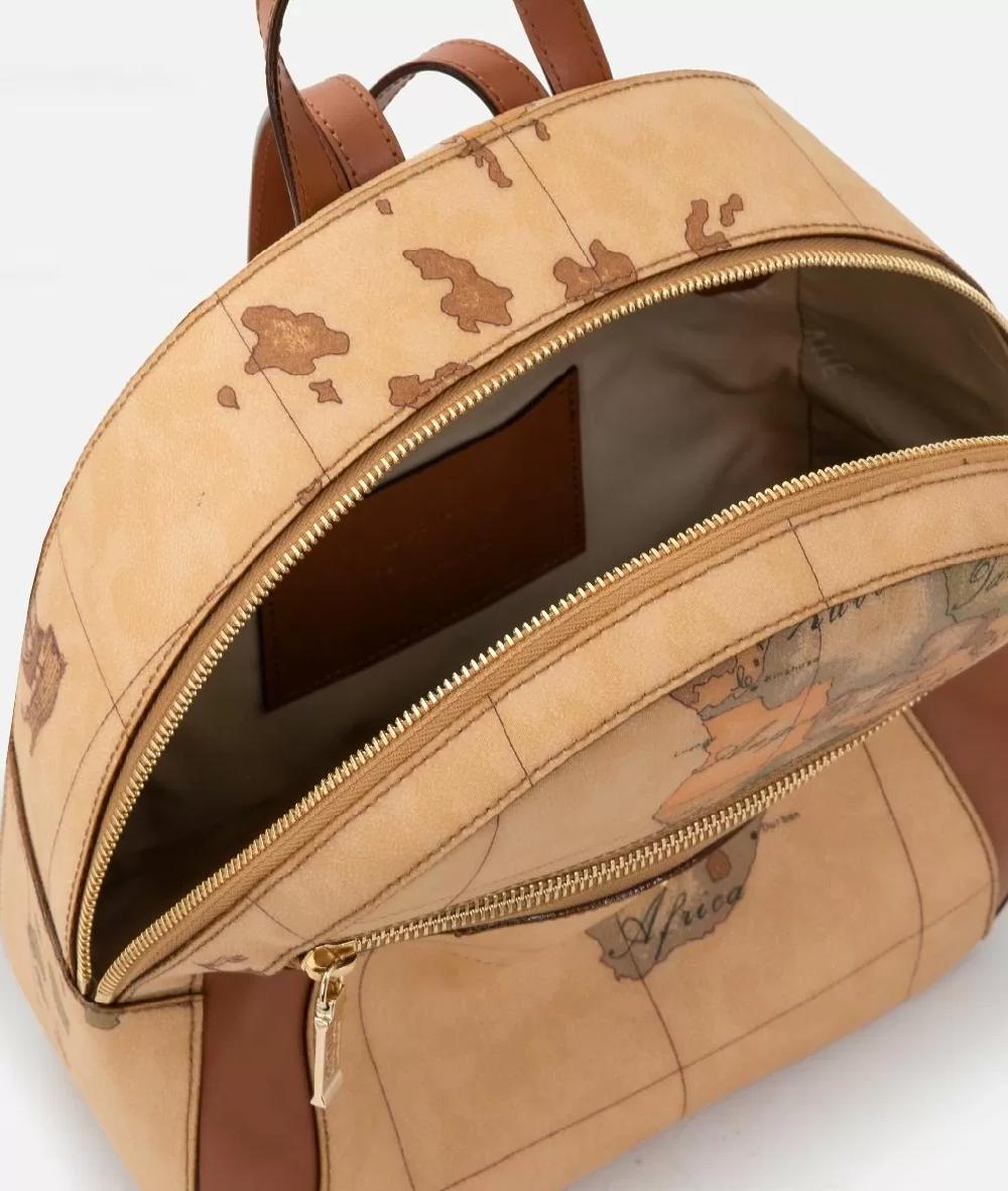 Alviero martini 1a classe Geo Classic zaino con inserti frontali in pelle Offerte