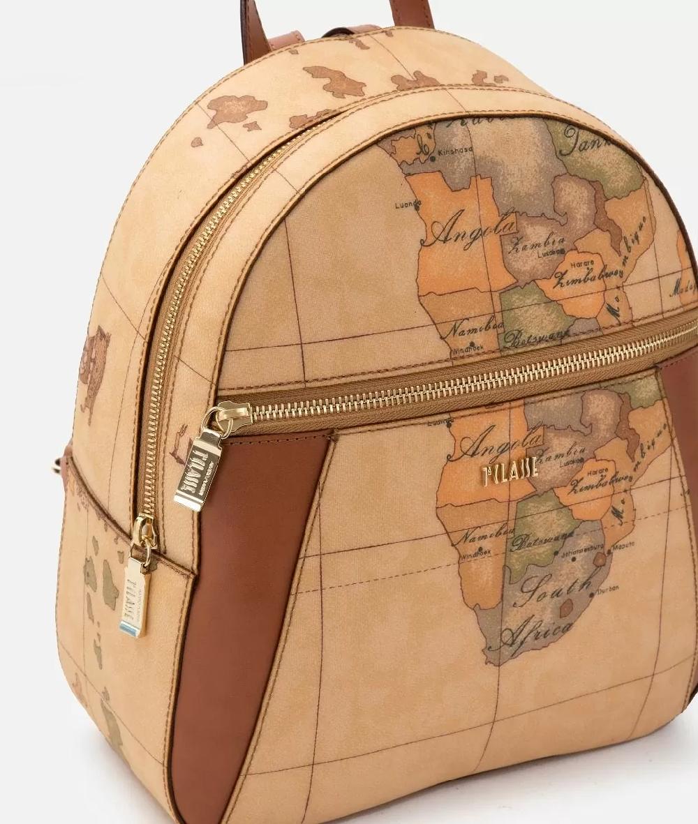 Alviero martini 1a classe Geo Classic zaino con inserti frontali in pelle Offerte