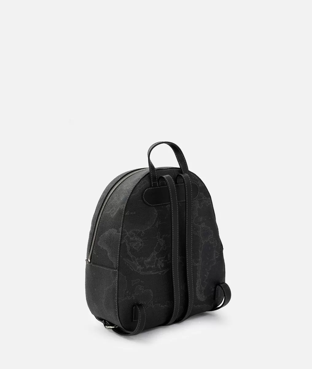 Alviero martini 1a classe Geo Black zaino con inserti frontali in pelle Hotsell