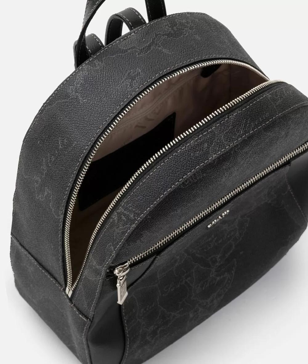 Alviero martini 1a classe Geo Black zaino con inserti frontali in pelle Hotsell
