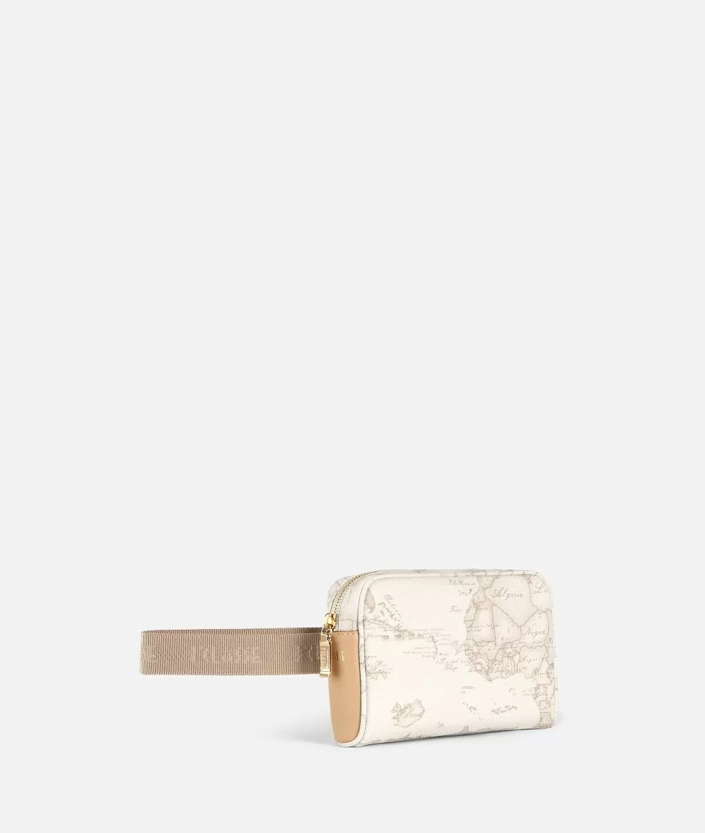 Alviero martini 1a classe Geo White Marsupio con cintura a nastro Vendita Economica