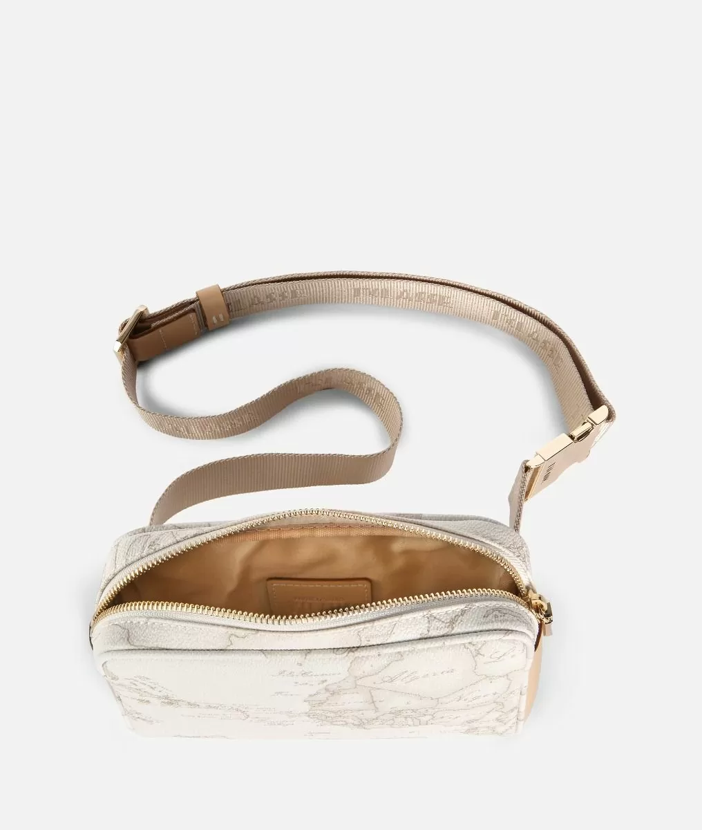 Alviero martini 1a classe Geo White Marsupio con cintura a nastro Vendita Economica