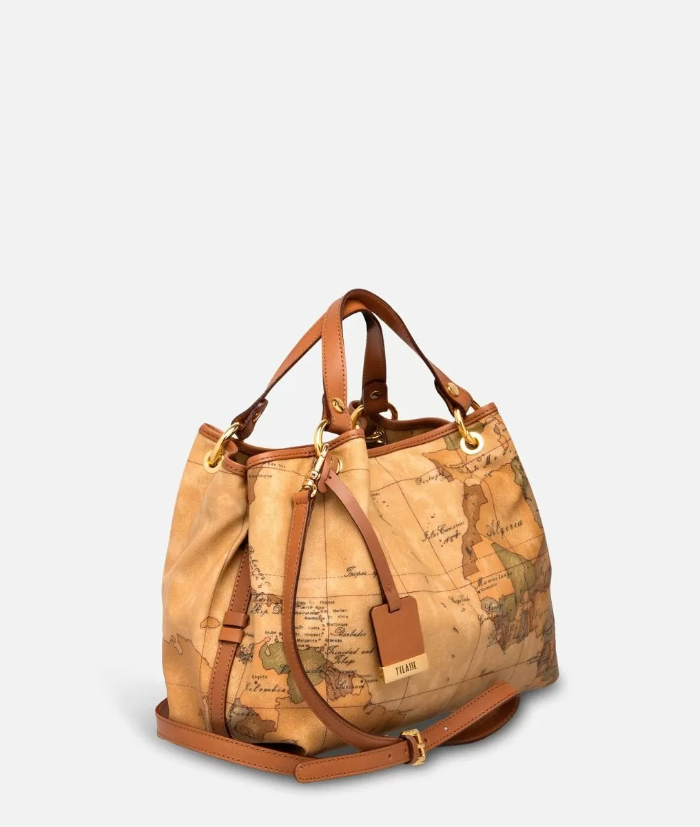 Alviero martini 1a classe Geo Classic Borsa media a mano Nuovo