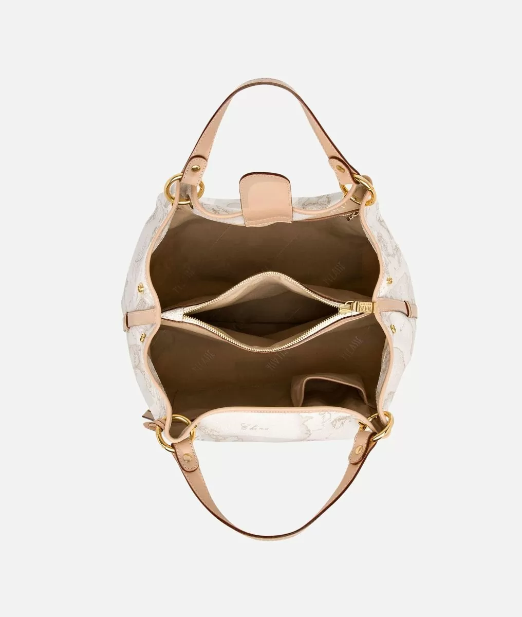 Alviero martini 1a classe Geo White Borsa media a mano Qualità
