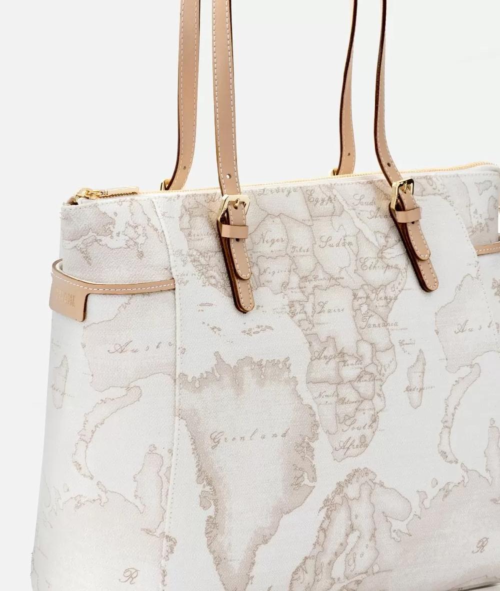 Alviero martini 1a classe Geo White tote bag grande Qualità Garantita