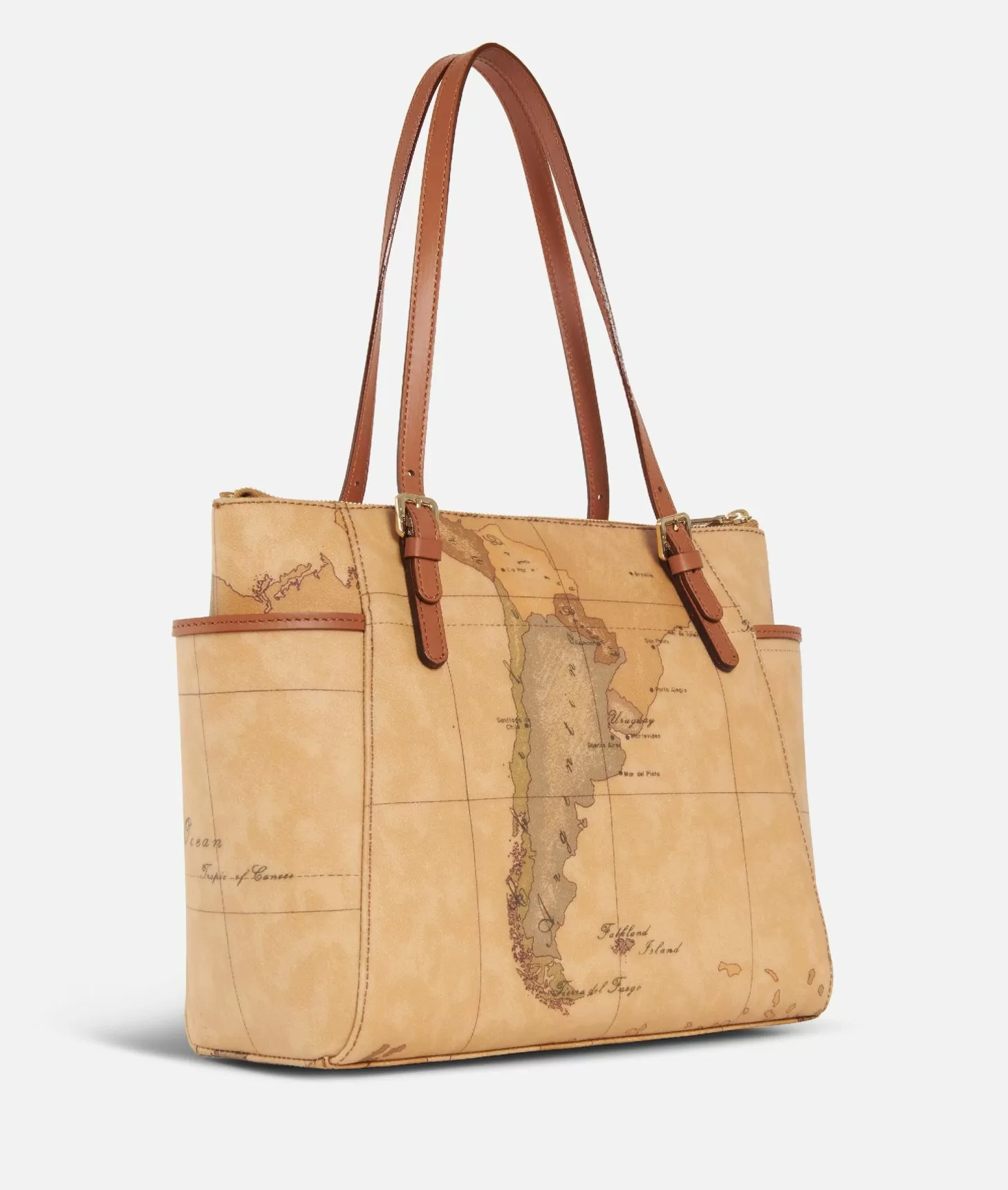 Alviero martini 1a classe Geo Classic Shopping bag con fibbie Negozi Online