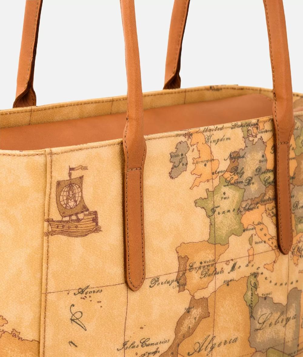 Alviero martini 1a classe Geo Classic Borsa shopping media Consegna Veloce