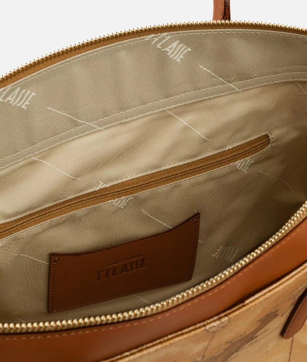 Alviero martini 1a classe Geo Classic Borsa shopping media Consegna Veloce