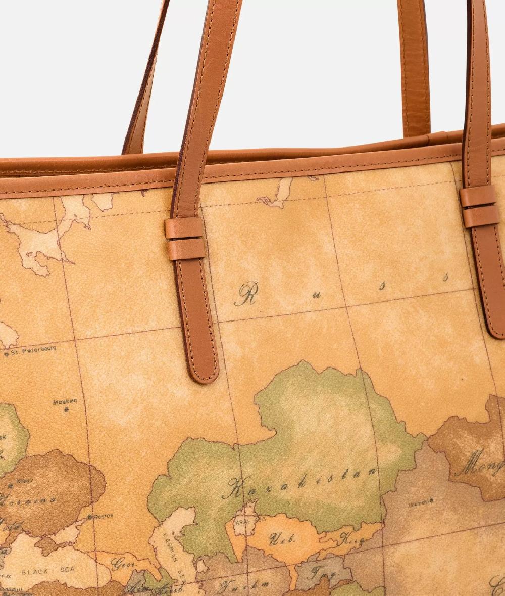 Alviero martini 1a classe Geo Classic Borsa shopping maxi con zip Fino Al -60%
